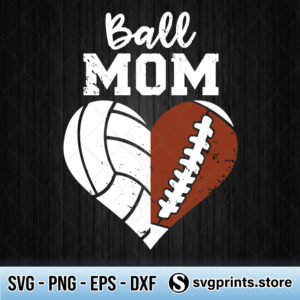 Ball-Mom-Heart-Football-Volleyball-svg