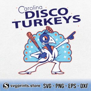 Carolina-Disco-Turkeys-Funny-svg