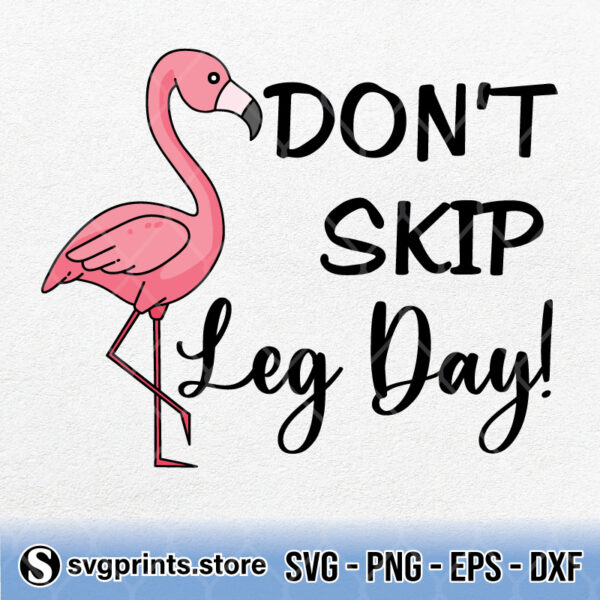 Dont-Skip-Leg-Day-Pink-Flaming-svg