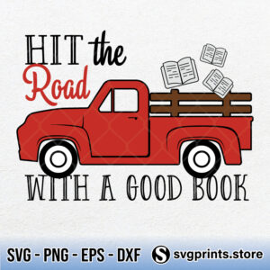 Hit-The-Road-With-A-Good-Book-svg