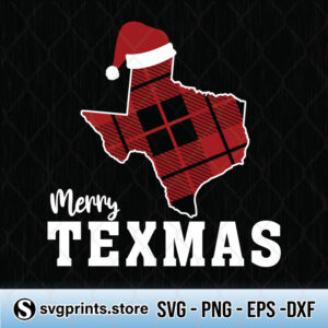 Merry Texmas Texas Xmas State Outline svg