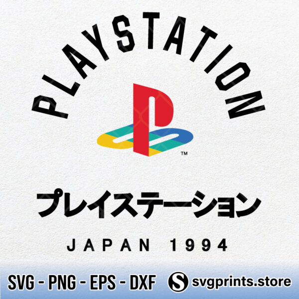 Playstation Japan 1994 svg png dxf eps