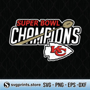 Super Bowl Champions Kansas City svg png dxf eps