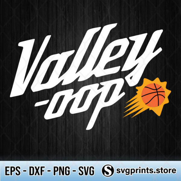 Valley Oop Basketball svg png dxf eps