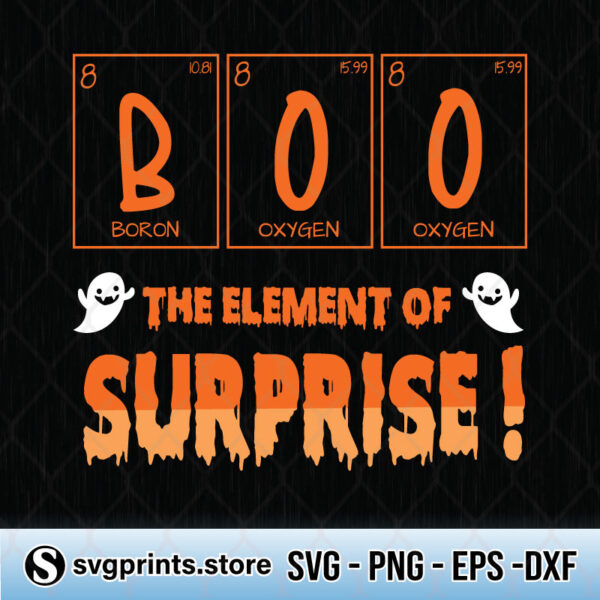boo the element of surprise svg