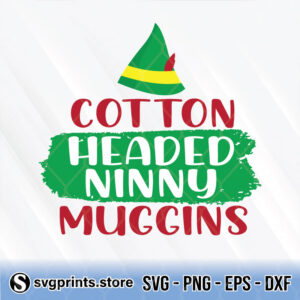 cotton headed ninny muggins svg png dxf eps