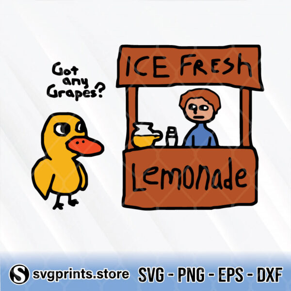 ice fresh lemonade got any grapes svg png dxf eps