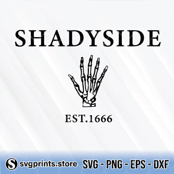 shadyside est 1666 svg
