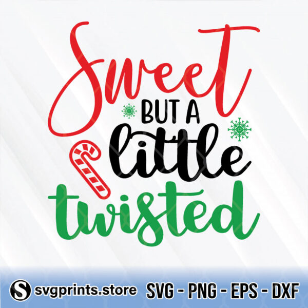 sweet but a little twisted svg png dxf eps
