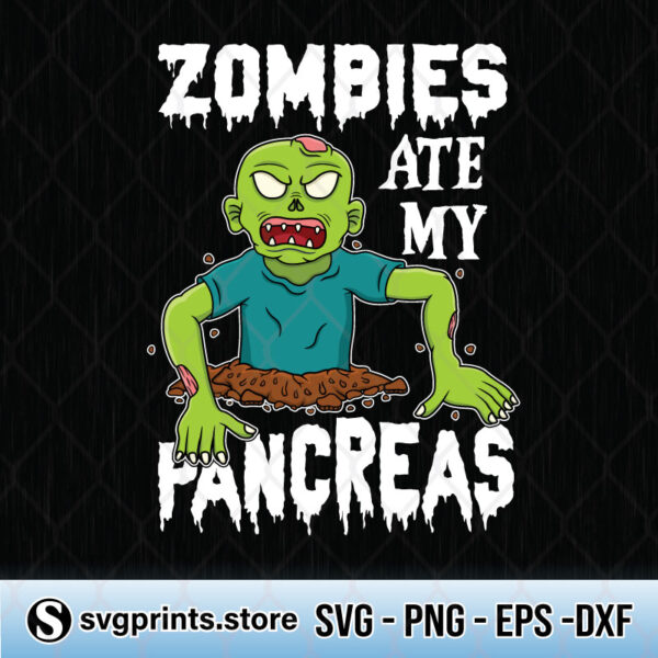 zombies ate my pancreas svg png dxf eps